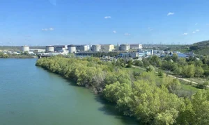 Seceta oprește un reactor al centralei de la Cernavodă. Dunărea a ajuns la un minim istoric FOTO Apele Române