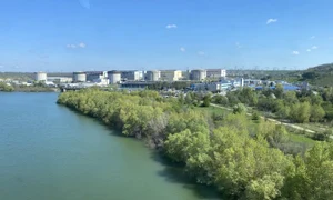 Seceta oprește un reactor al centralei de la Cernavodă. Dunărea a ajuns la un minim istoric FOTO Apele Române