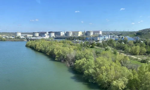 Seceta oprește un reactor al centralei de la Cernavodă. Dunărea a ajuns la un minim istoric FOTO Apele Române