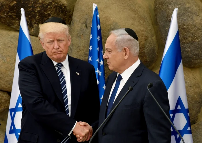 Trump critică procesul care îl vizează pe Netanyahu FOTO EPA-EFE