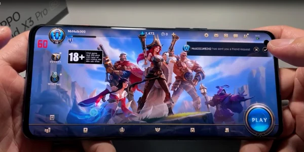  League of Legends 2021 pe OPPO Find X3 Pro 