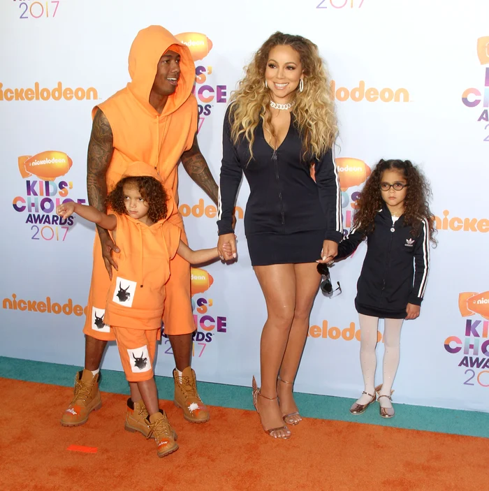 Mariah Carey, Nick Cannon and Kids at The 2017 Kids' Choice Awards in LA jpeg