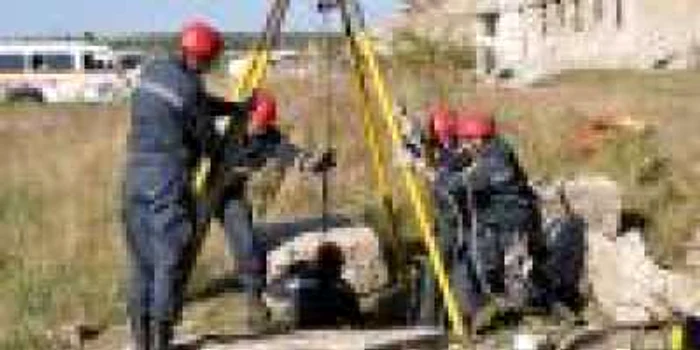 Bărbatul a fost salvat