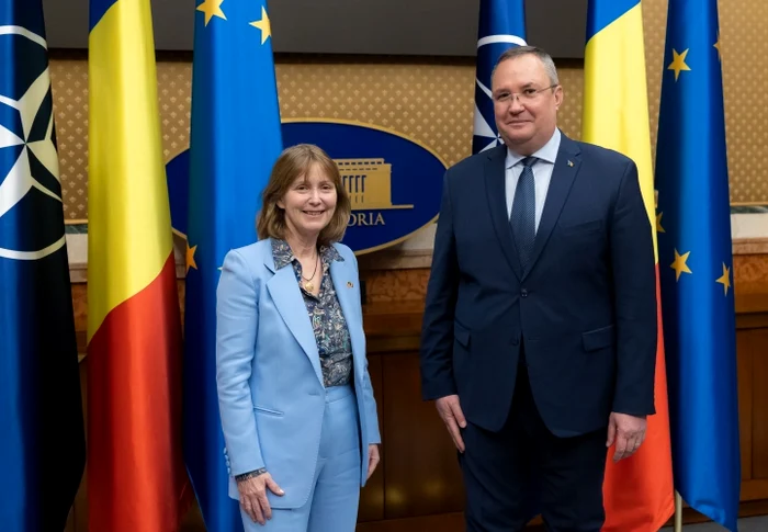 Nicolae Ciucă și ambasadorul SUA FOTO GOV