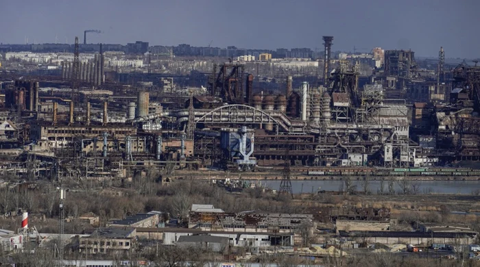 Orașul Mariupol, aflat sub ocupație rusă, la trei ani de război FOTO EPA-EFE