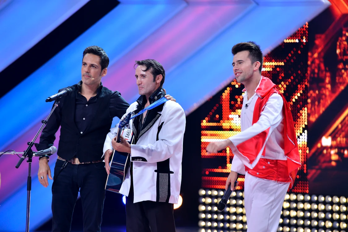 Ştefan Bănică, pe scena emisiunii "X Factor"Foto: Mihai Stetcu/Antena 1