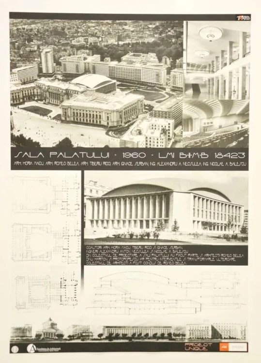 Sala Palatului, finalizată în 1960. FOTO: 