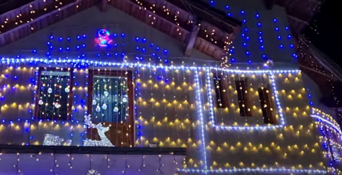 Casa arată feeric. Foto: Captură Youtube