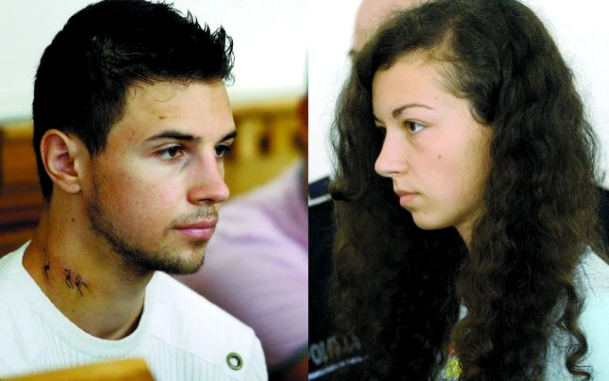Cei doi criminali, aflaţi acum după gratii: Sergiu Florea şi Carmen Bejan.FOTO: ”Adevărul”