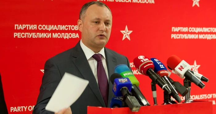 Lui Igor Dodon nu i-au placut declaratiile lui Salaru facute la Bucuresti. FOTO: Adevarul