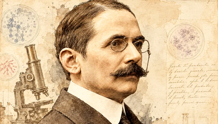 Portret stiintific pe pergament vechi png