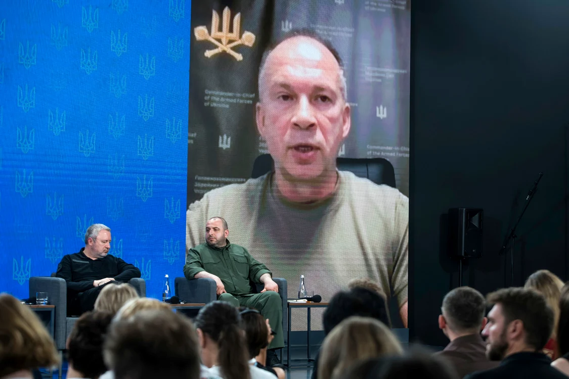 Oleksandr Sîrski la Forumul Independenței din Kiev FOTO PROFIMEDIA
