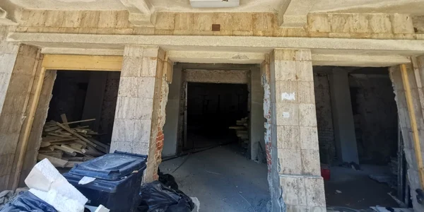 Lucrări la cinema Studio din Timişoara FOTO Ş.Both