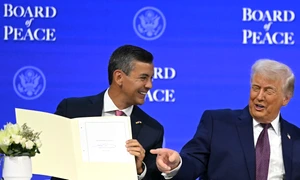 Santiago Peña și Donald Trump FOTO AFP