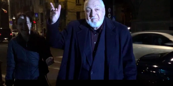 Actorul Lucian Iancu sărbătorit la 80 ani la Teatrul de Stat Constanţa Foto Sînziana Ionescu