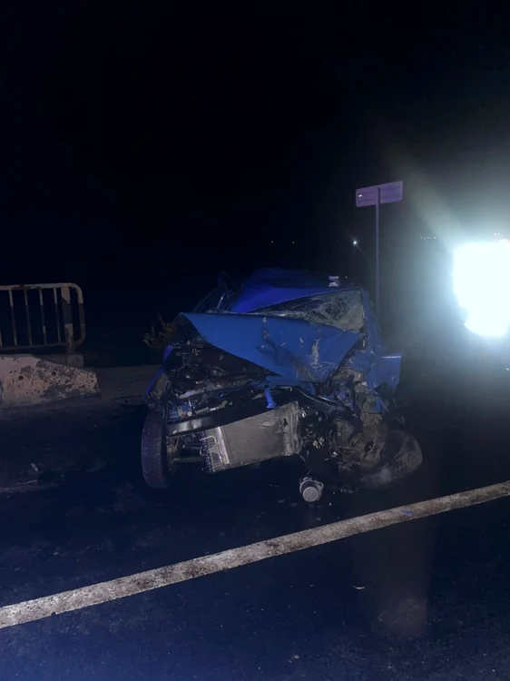 Accident cu cinci victime pe DN1 între Porumbacu de Jos şi Scoreiu - coliziune între un TIR şi două turisme Foto ISU Sibiu