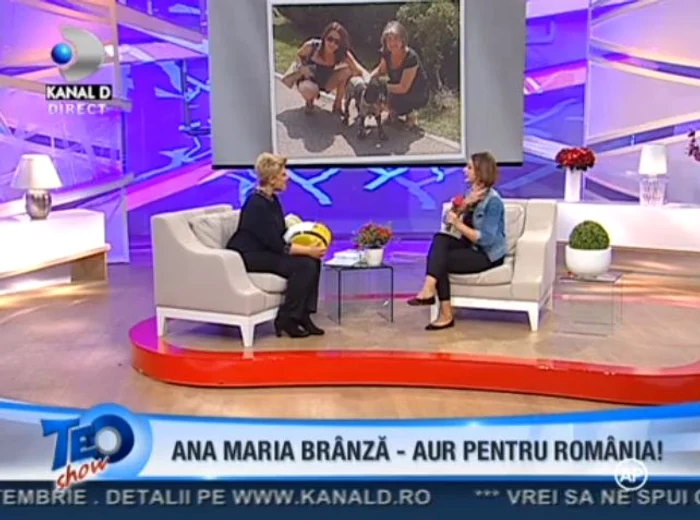 Teo a fost fascinată de povestea Anei Maria Brânză (captură: Kanal D)