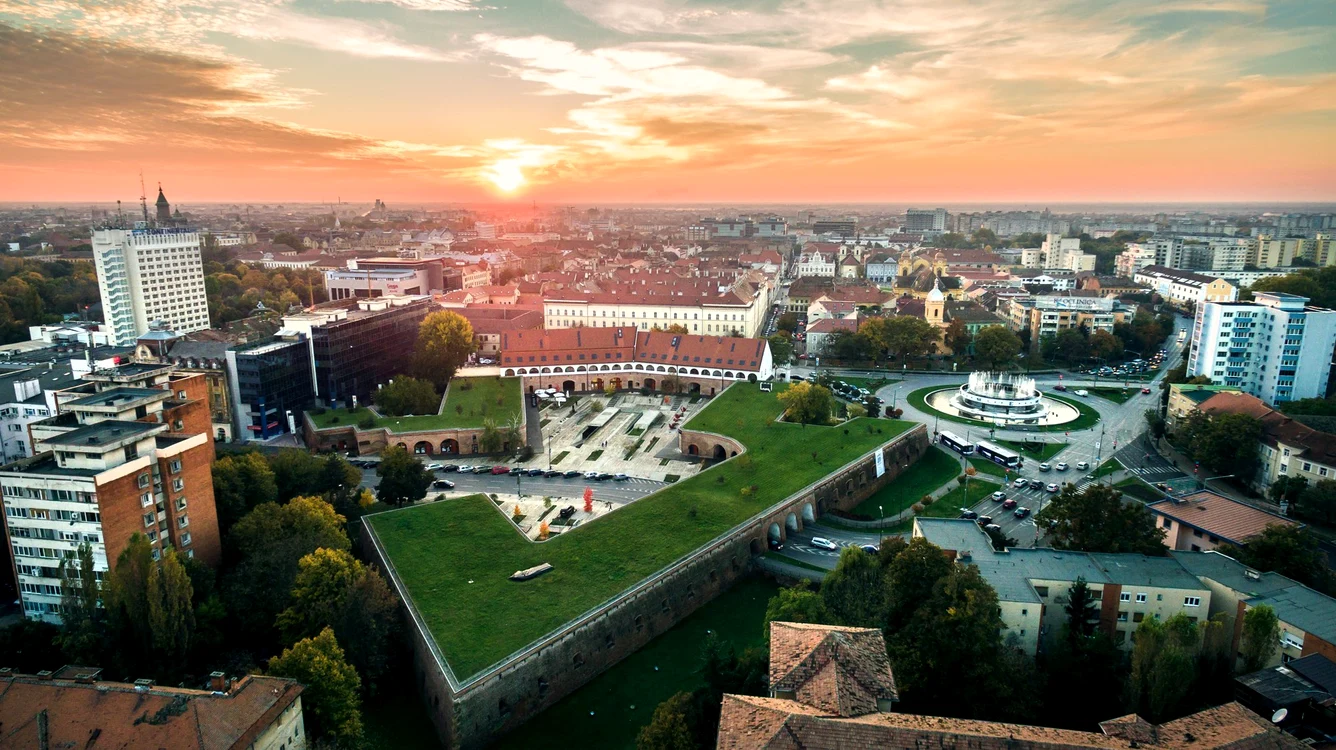 Timișoara, vedere aeriană FOTO timisoara2023.eu