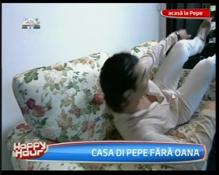 Pepe, fericit la inaugurarea apartamentului renovat