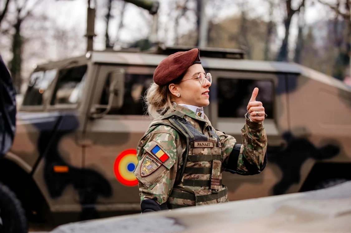 Diana Panait are un rol esențial în Poliția Militară. FOTO: Arhivă personală / Diana Panait