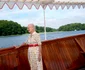 Regina Margrethe a II-a a Danemarcei, la bordul navei regale Dannebrog