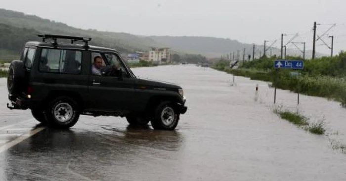 Nivelul Jiului este în creştere. Foto: arhivă