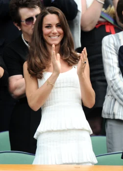 Kate Middleton, la primul ei turneu Wimbledon, în 2011