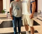 Actorul Florian Munteanu s-a întâlnit cu Gică Hagi și fiica lui, Kira, la hotelul acestora din stațiunea Mamaia. 