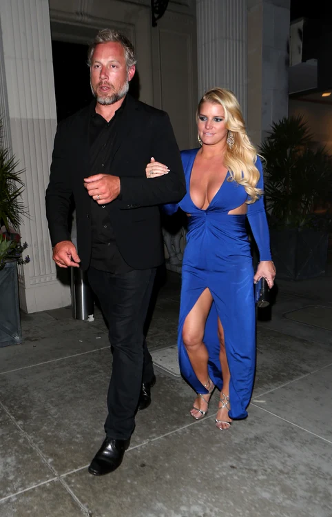 Jessica Simpson, alături de soțul său, Eric Johnson