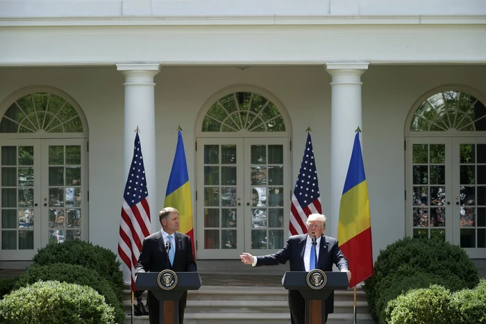 Donald Trump si Klaus Iohannis FOTO Getty Images 