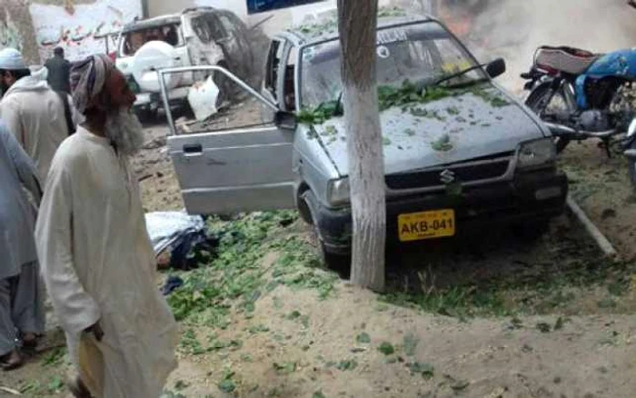 Vicepreşedintele Senatului pakistanez a scăpat cu răni minore FOTO Express