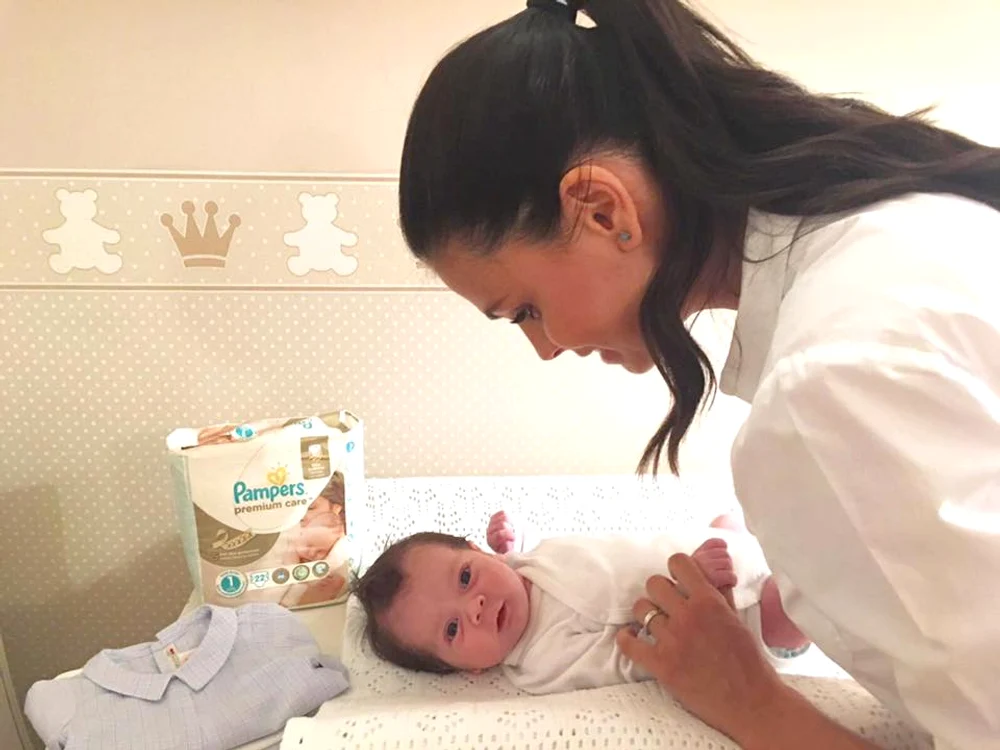 
    Anca și Moise s-au pregătit pentru prima petrecere din viața micuțuluiFoto: arhivă personală  