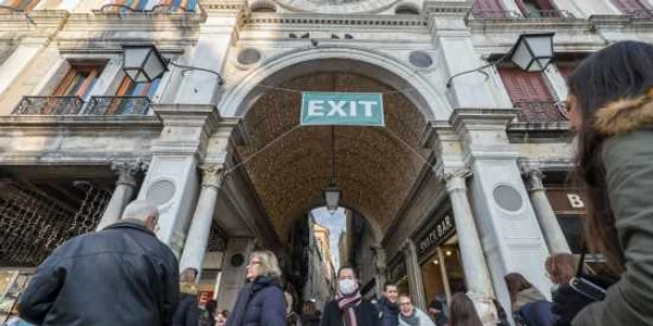 Turisti in Venetia FOTO Getty Images 