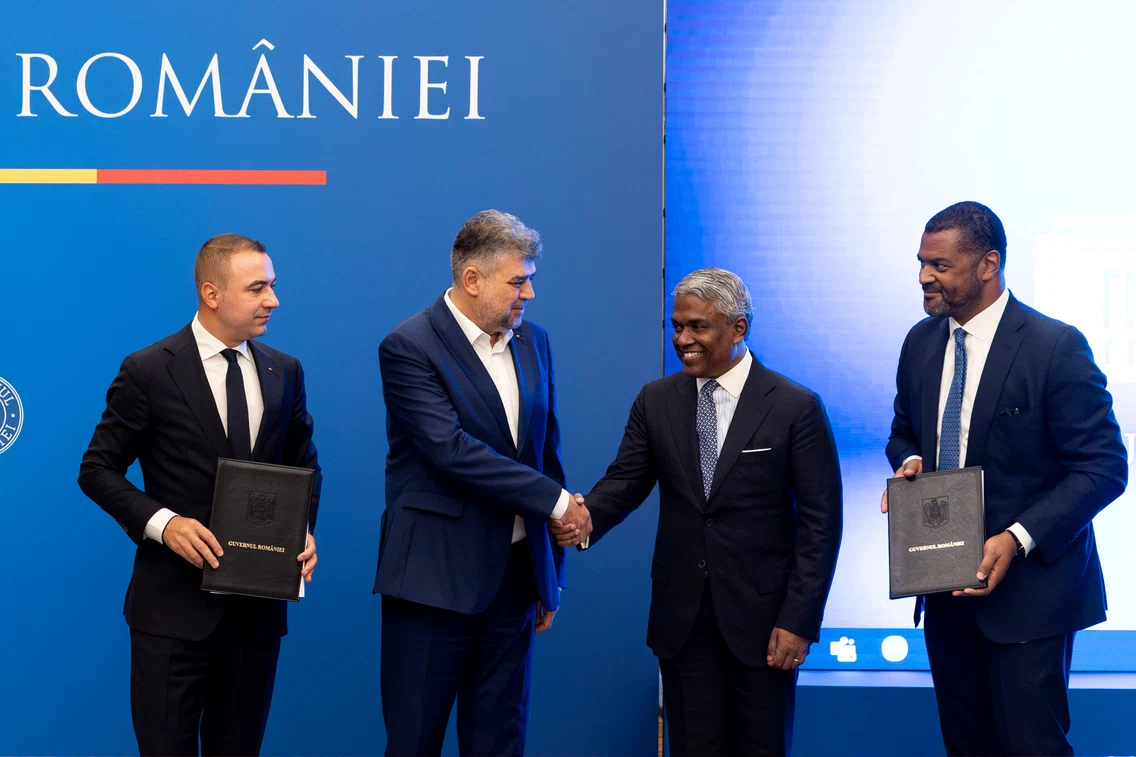Întrevedere între premierul Marcel Ciolacu și reprezentanții companiei Google Foto: gov.ro
