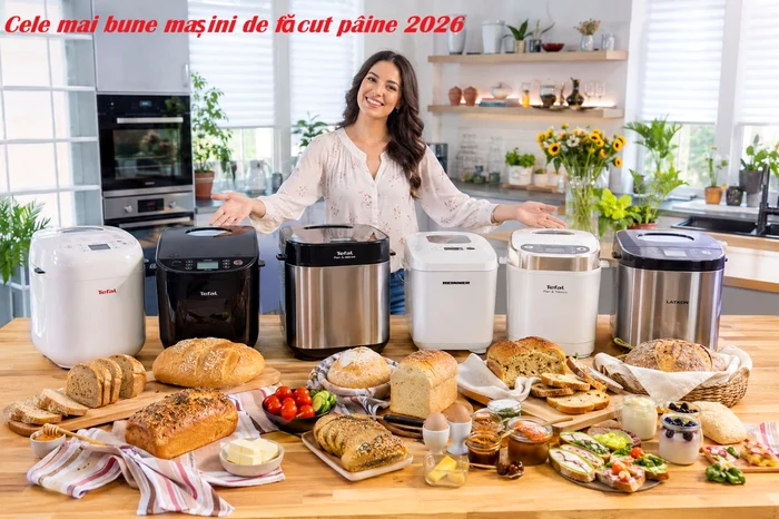 Cele mai bune mașini de făcut pâine - în ghidul 2026, alături de pâine de casă proaspătă/DMSAdevărul
