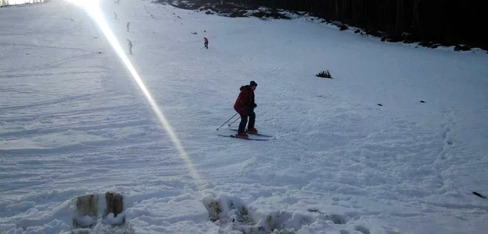 Una din pârtiile de schi ale viitoarei staţiuni montane de la Molivişu