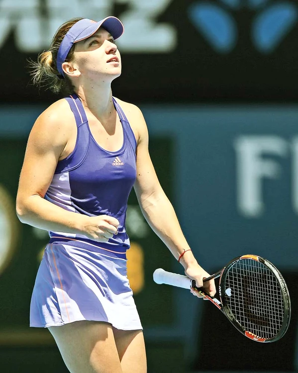 Simona Halep a început cu dreptul primul turneu de Grand Slam al anuluiFoto: Guliver/Getty Images