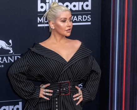 Christina Aguilera poses at the 2018 Billboard Music Awards jpeg