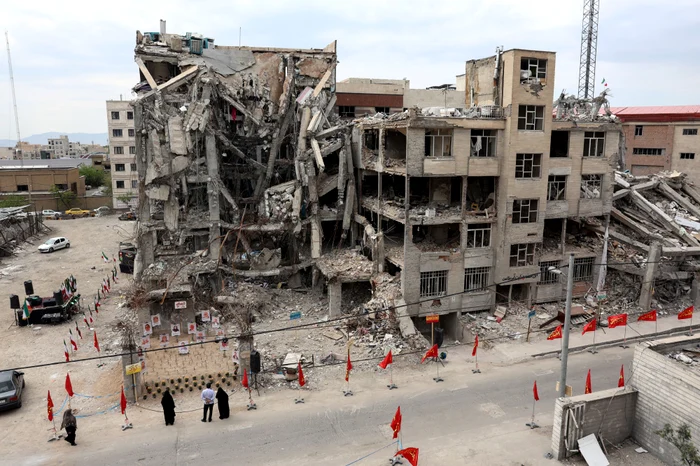 Bombardamente în Teheren, Iran FOTO AFP