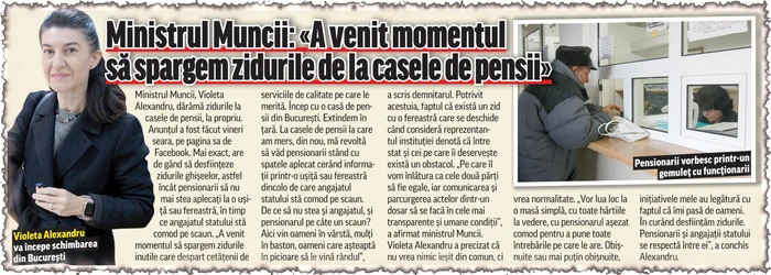 În ziarul de ieri, v-am  prezentat iniţiativa  ministrului Muncii
