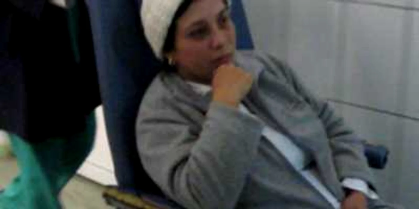 Izabela Daragiu a fost tâlhărită într-o scară de bloc