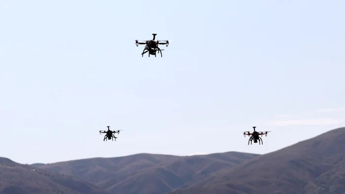 Rușii susțin că au doborat dronele ucrainene Foto: Getty Images (Arhivă)