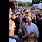 Călin Georgescu Târgul din Călugăreni Giurgiu captură video Facebook png