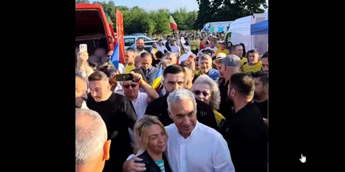 Călin Georgescu Târgul din Călugăreni Giurgiu captură video Facebook png