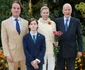 Kitín Muñoz şi Prinţesa Kalina, alături de fiul lor, Simeon Hassan şi de Regele Simeon al Bulgariei