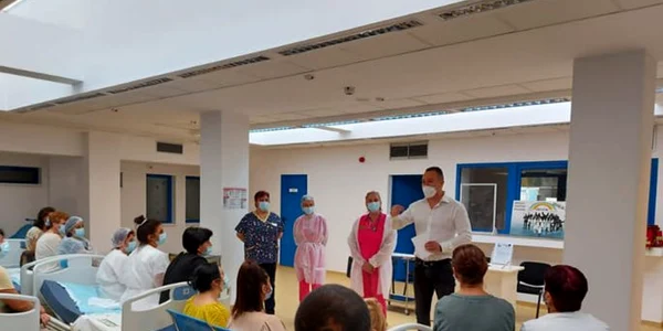 calarasi  personalul medical instruit in privinta comunicarii cu pacientii foto Faeb/B.M