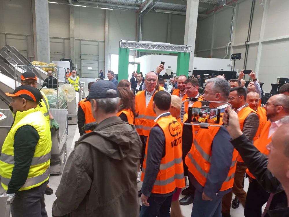 Inaugurarea centrului de numărare și sortare de la Brașov FOTO Ioan Buciumar