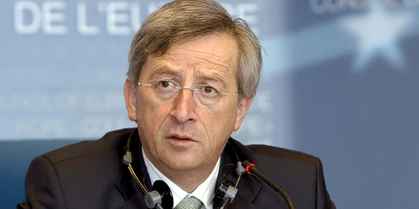 Preşedintele Eurogroup, Jean-Claude Juncker.