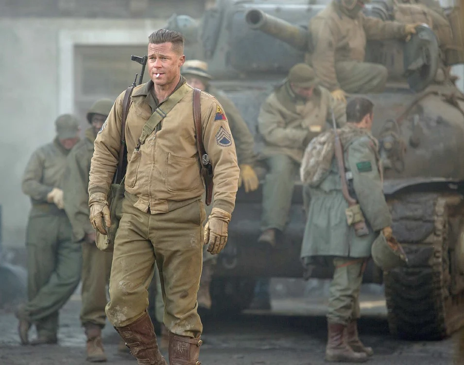 
    Brad Pitt (51 de ani), în filmul “Furia. Eroi  anonimi”, din 2014fotografii: guliver/gettyimages/hepta  