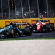 George Russell şi Charles Leclerc în prima cursă a noului sezon de Formula 1 Profimedia Images jpg